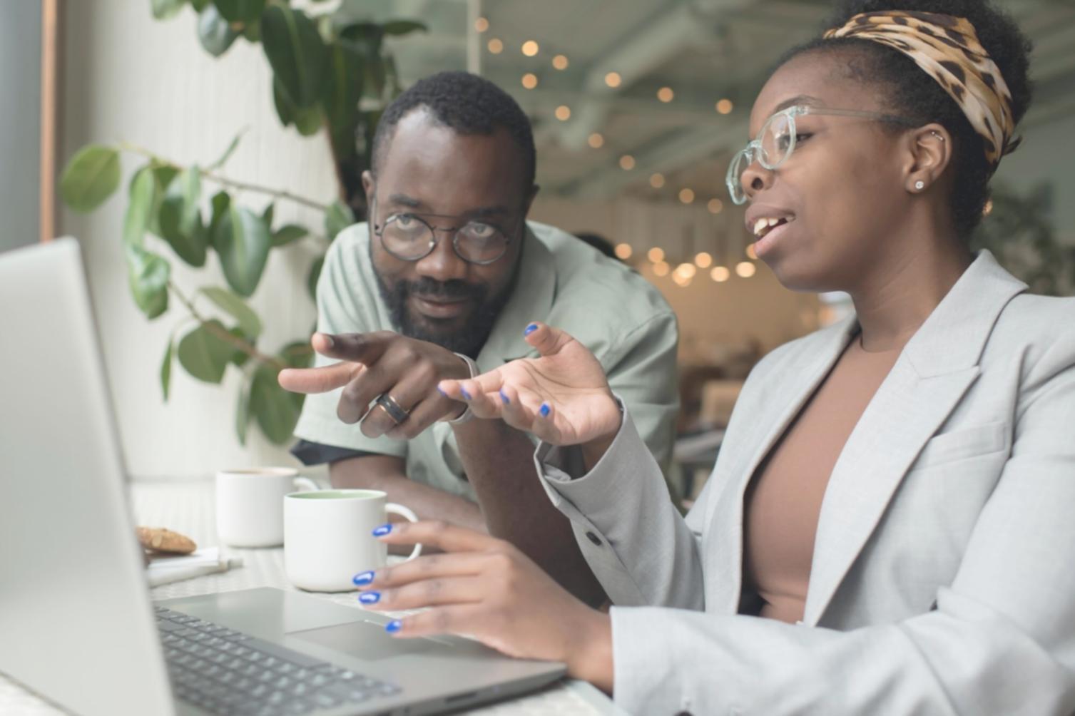 Professional business meeting discussing financial strategies